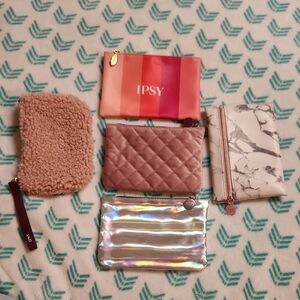 Throw Back Ipsy Bag Collection (Includes 5 Bags)